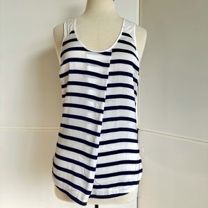 Caslon blue striped tank top.